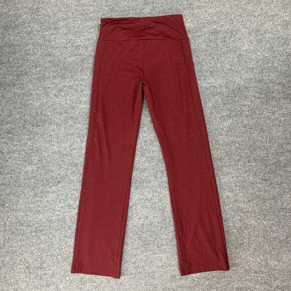 Betabrand Travel Yoga Pant Womens PM Medium Petite Heather Red Stretch Pull On - Picture 7 of 10